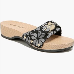 🌺 Dr. Scholl's *Kate Spade*Black Floral Women's Sandals